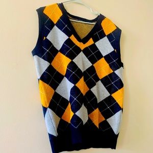Argyle sweater vest